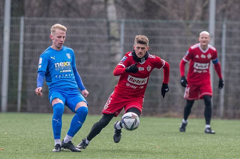 Football. Sparing. Piast Gliwice - LKS Goczalkowice Zdroj. 15.01.2022