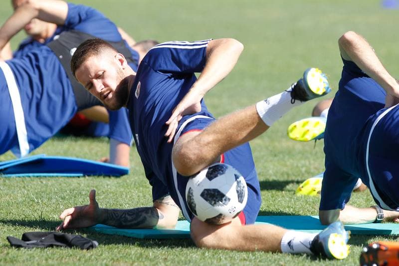 Football. Piast Gliwice. Training. 07.08.2018