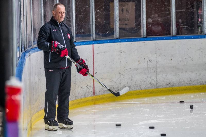 Ice Hockey. Poland national team. Training. 05.09.2019