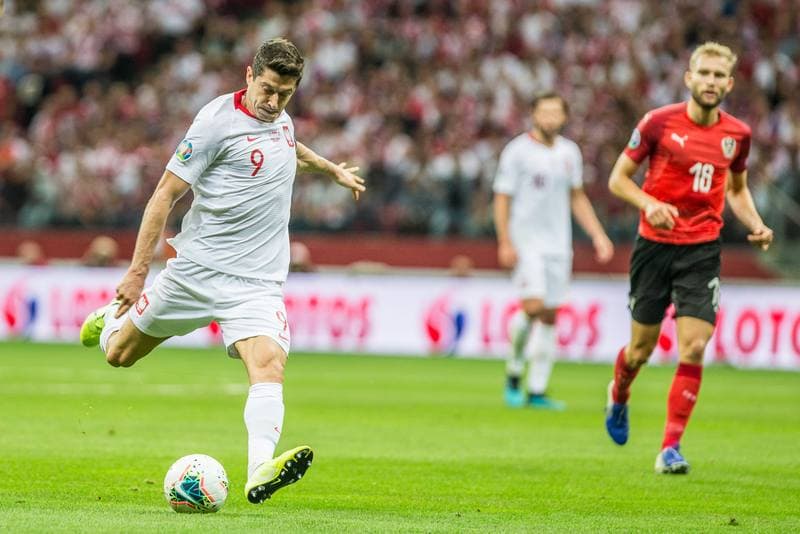 Football. Euro 2020 Qualifiers. Poland - Austria. 09.09.2019