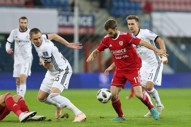 Football. Polish Cup. Piast Gliwice - Legia Warsaw. 30.10.2018