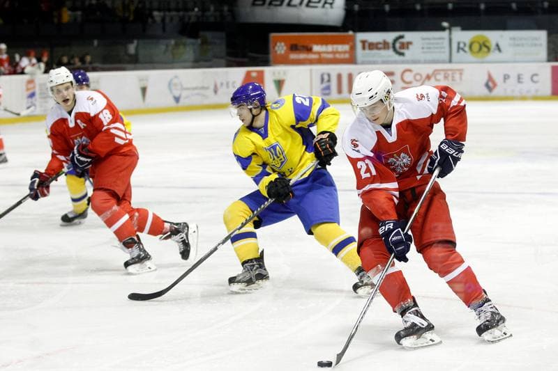 Ice Hockey. U20 World Championship Division I. Ukraine - Poland. 08.12.2018