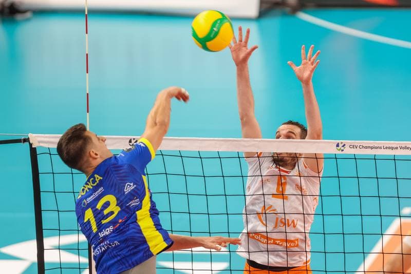 Volleyball. CEV Champions League. Jastrzebski Wegiel - Guaguas Las Palmas. 22.11.2023