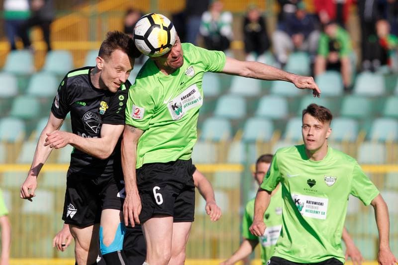 Football. II Liga. Rozwoj Katowice - Gornik Leczna. 18.04.2019