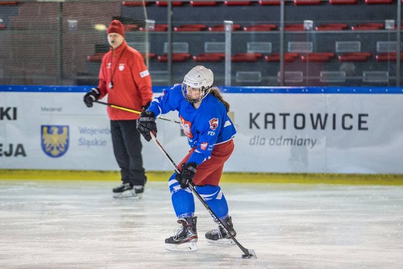 Ice Hockey. Poland national team. Training. 04.04.2022