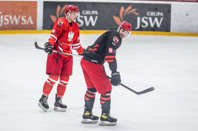 Ice Hockey. Poland national team. Training. 06.04.2022