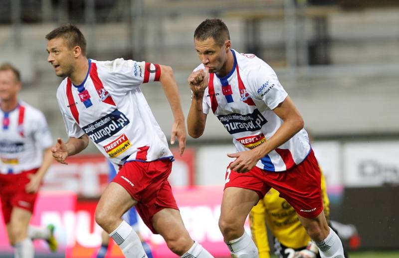 Football. T-Mobile Ekstraklasa. Podbeskidzie Bielsko Biala - Ruch Chorzow. 03.08.2014