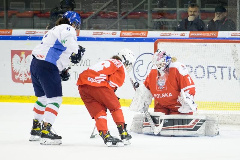 Ice Hockey. Women's World Championship Division 1B. Poland - Italy. 12.04.2022