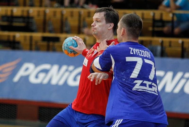 Handball. Sparing. Gornik Zabrze - Zaporoze. 08.08.2014