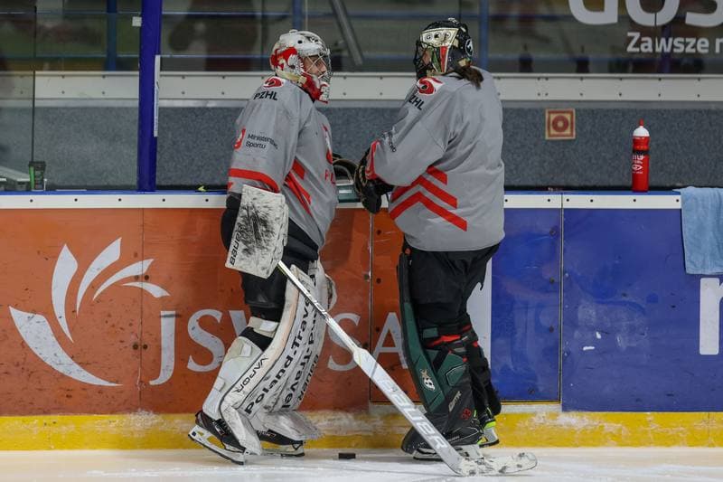 Ice Hockey. Poland national team. Training. 10.12.2023