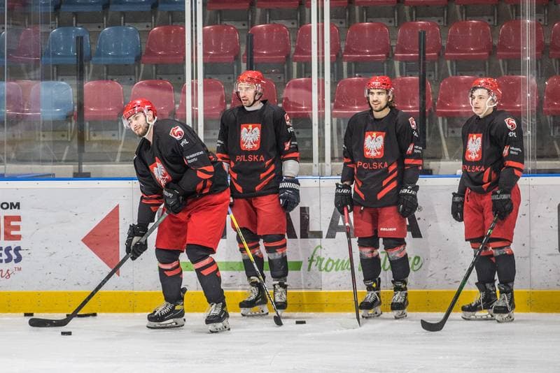 Ice Hockey. Poland national team. Training. 18.04.2022
