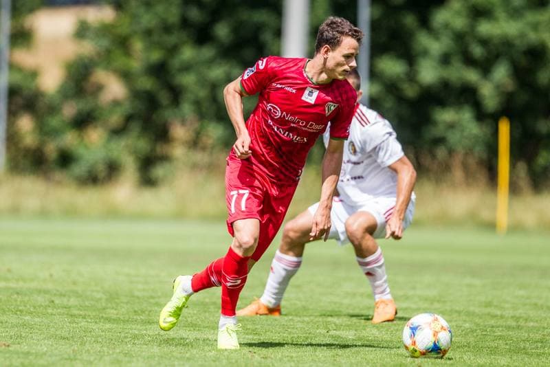 Football. Sparing. Zaglebie Sosnowiec - Fotbal Trinec. 03.07.2019