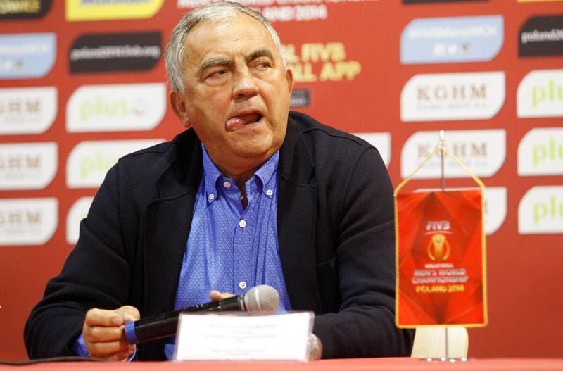 Volleyball. Poland national team. Press Conference. 03.09.2014
