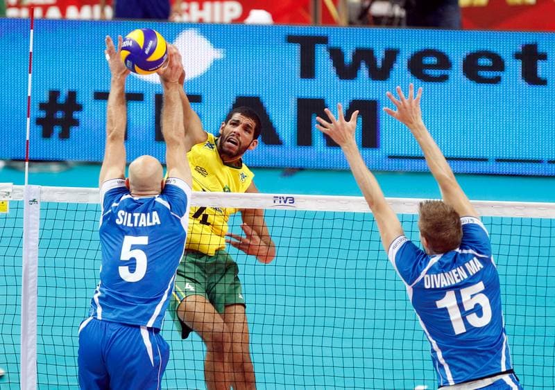 Volleyball. FIVB Men's World Championship. Brazil - Finland. 05.09.2014