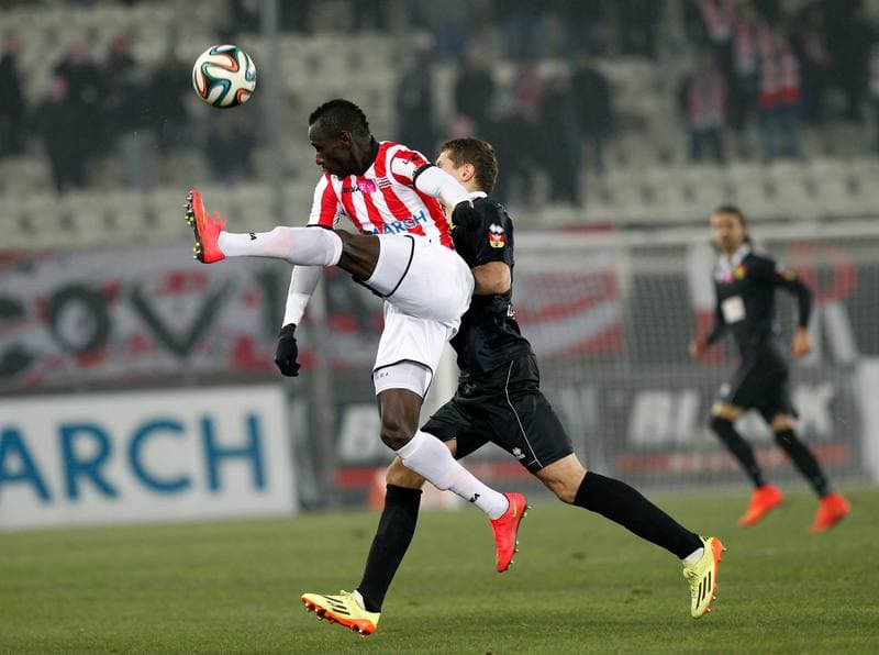 Football. T-Mobile Ekstraklasa. Cracovia Krakow - Jagiellonia Bialystok. 06.12.2014