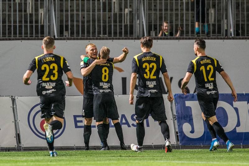 Football. Fortuna I Liga. GKS Jastrzebie - GKS Belchatow. 17.08.2019