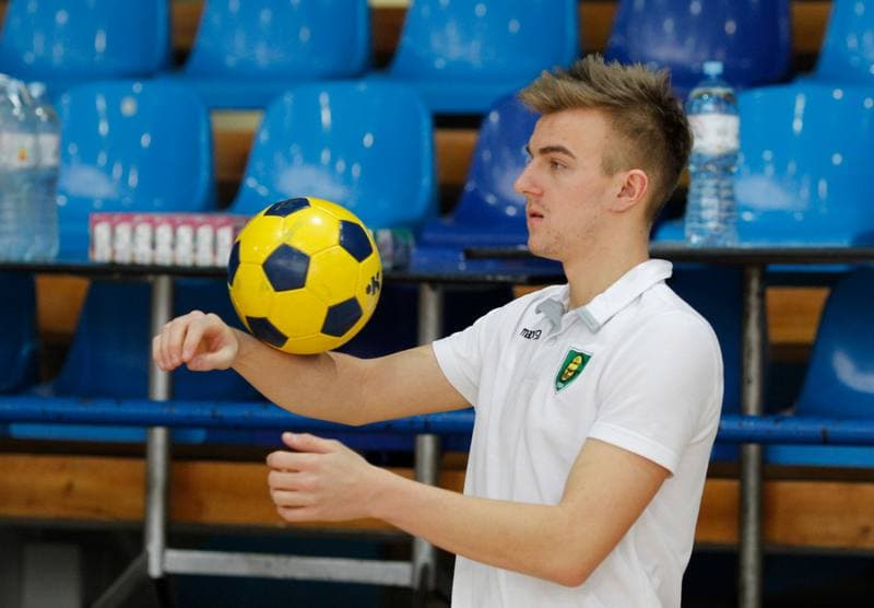 Football. GKS Katowice. Training. 05.02.2015