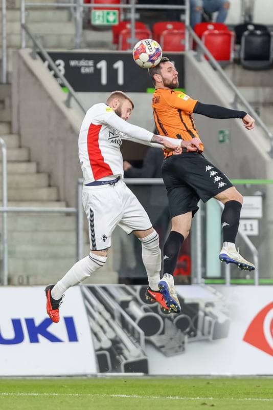 Football. Fortuna I Liga. Zaglebie Sosnowiec - Chrobry Glogow. 19.12.2023