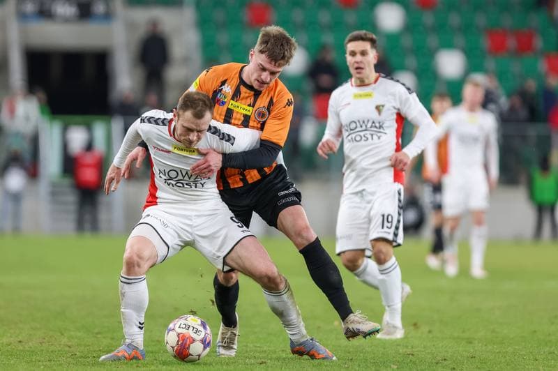 Football. Fortuna I Liga. Zaglebie Sosnowiec - Chrobry Glogow. 19.12.2023