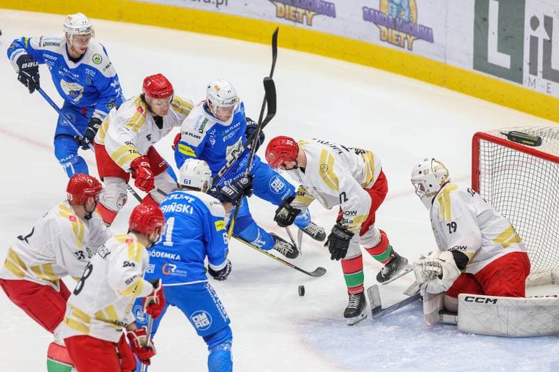 Ice Hockey. Tauron Hokej Liga. Zaglebie Sosnowiec - Re-Plast Unia Oswiecim. 22.12.2023