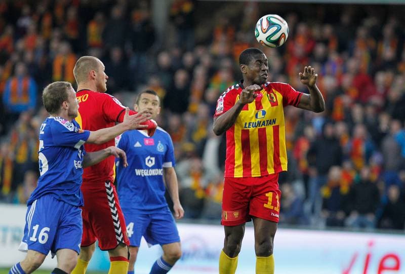 Football. T-Mobile Ekstraklasa. Korona Kielce - Ruch Chorzow. 17.04.2015