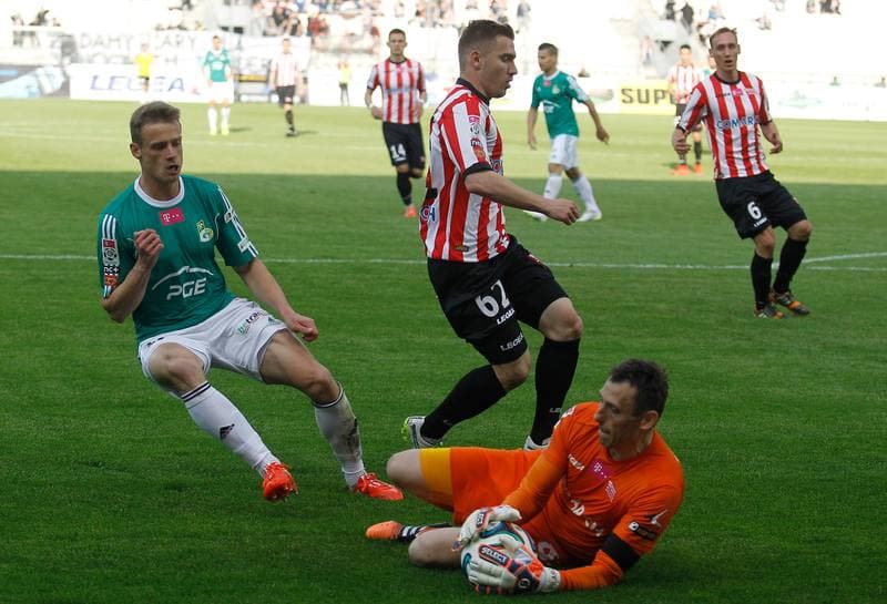 Football. T-Mobile Ekstraklasa. Cracovia Krakow - GKS Belchatow. 10.05.2015