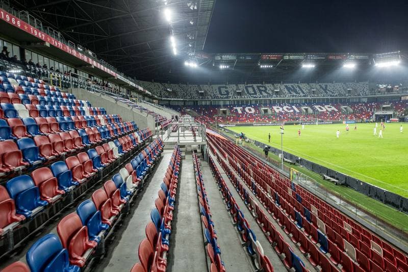Football. PKO BP Ekstraklasa. Gornik Zabrze - Rakow Czestochowa. 17.10.2020