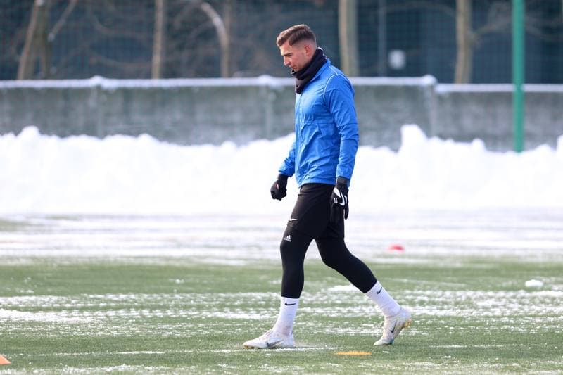 Football. Ruch Chorzow. Training. 08.01.2024