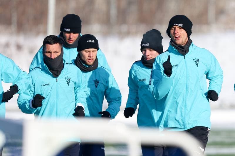 Football. Gornik Zabrze. Training. 10.01.2024
