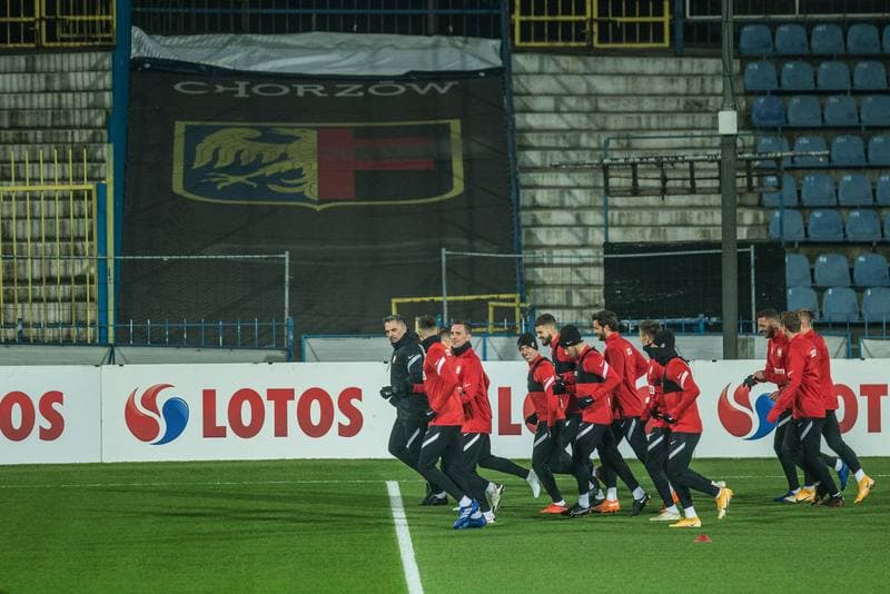 Football. Poland national team. Training. 09.11.2020