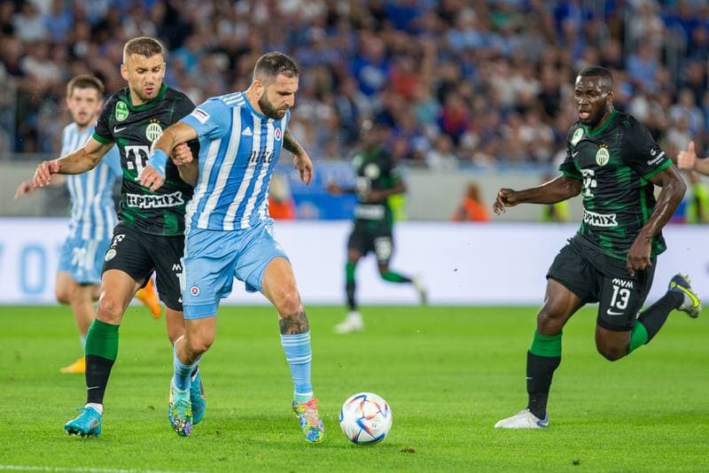 Football. UEFA Champions League. Slovan Bratislava - Ferencvaros. 27.07.2022
