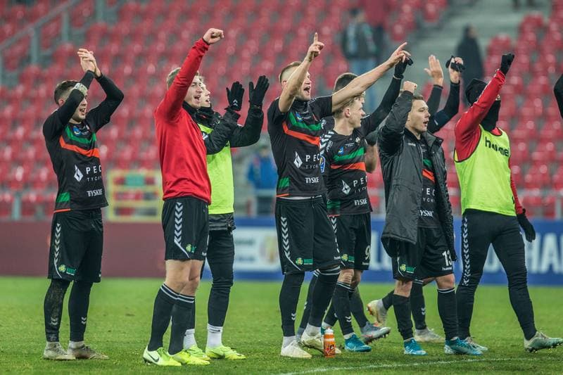 Football. Totolotek Puchar Polski. GKS Tychy - LKS Lodz. 04.12.2019