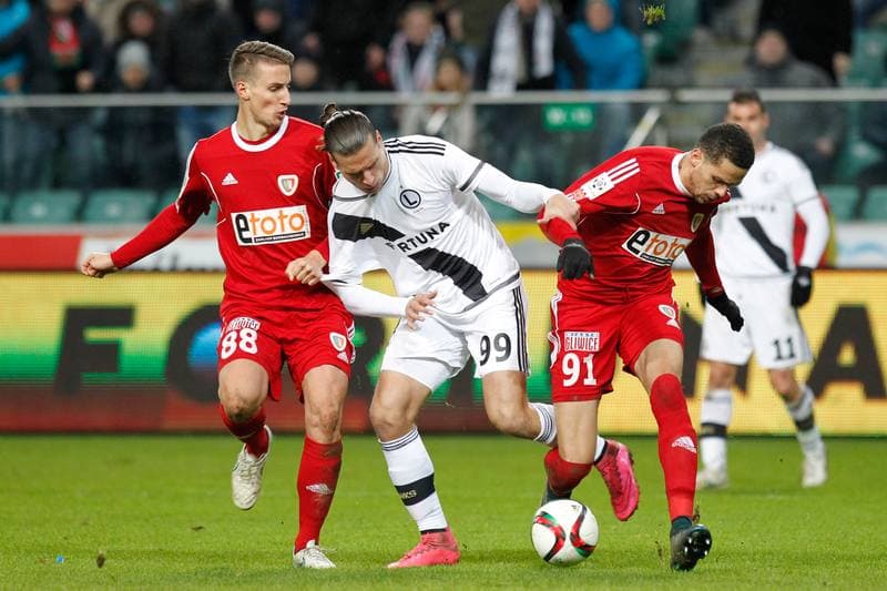 Football. PKO BP Ekstraklasa. Legia Warsaw - Piast Gliwice. 13.12.2015
