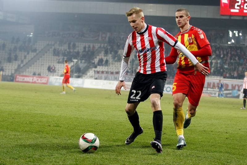 Football. T-Mobile Ekstraklasa. Cracovia Krakow - Korona Kielce. 22.05.2015