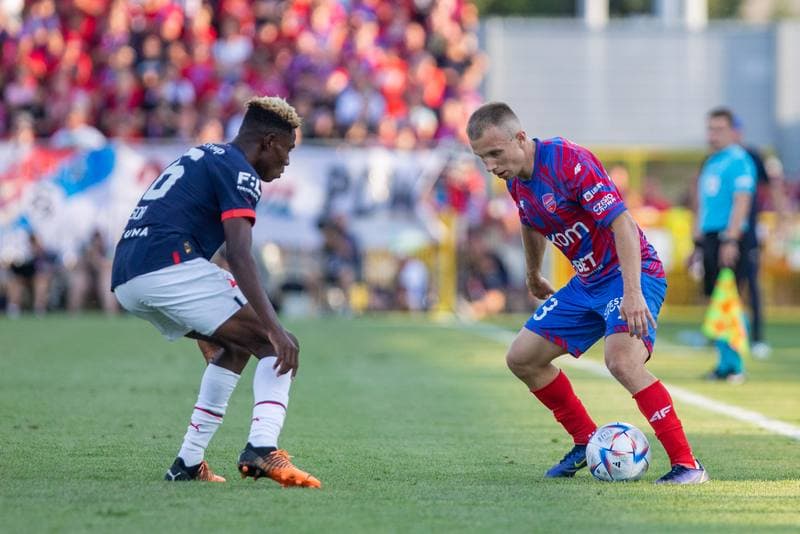 Football. UEFA Conference League. Rakow Czestochowa - Slavia Prague. 18.08.2022
