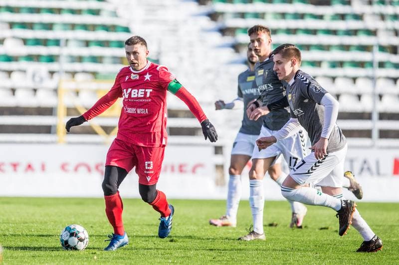 Football. Sparing. Zaglebie Sosnowiec - Wisla Krakow. 20.01.2021