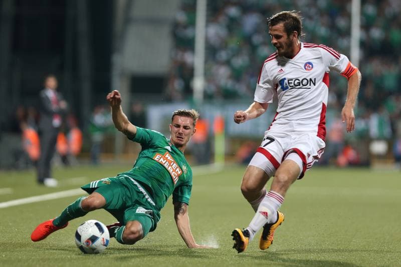 Football. UEFA Europa League. AS Trencin - Rapid Wien. 18.08.2016