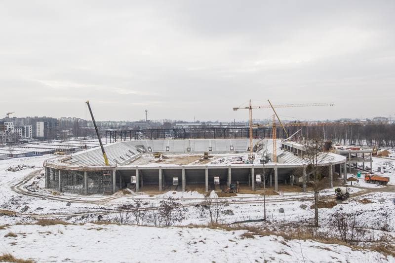 Football. Zaglebie Sosnowiec. Press Conference. 02.02.2021