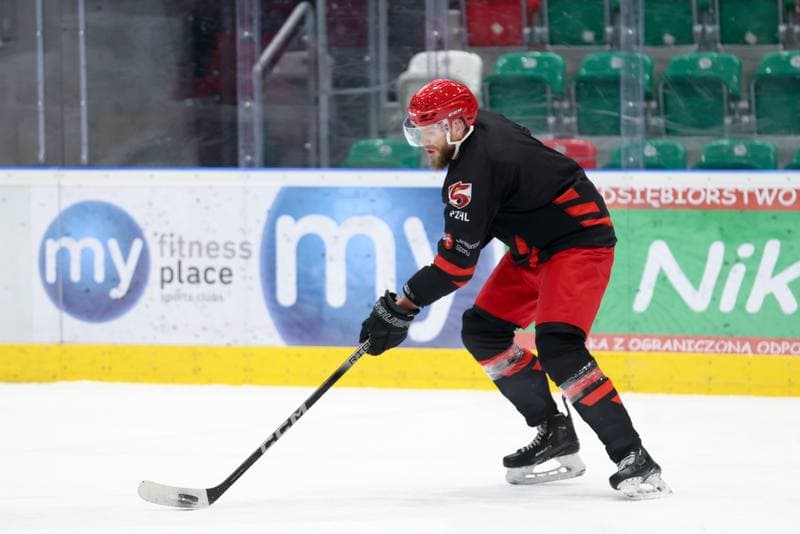 Ice Hockey. Poland national team. Training. 04.02.2024