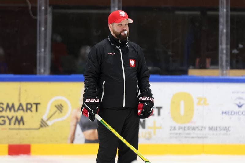 Ice Hockey. Poland national team. Training. 05.02.2024