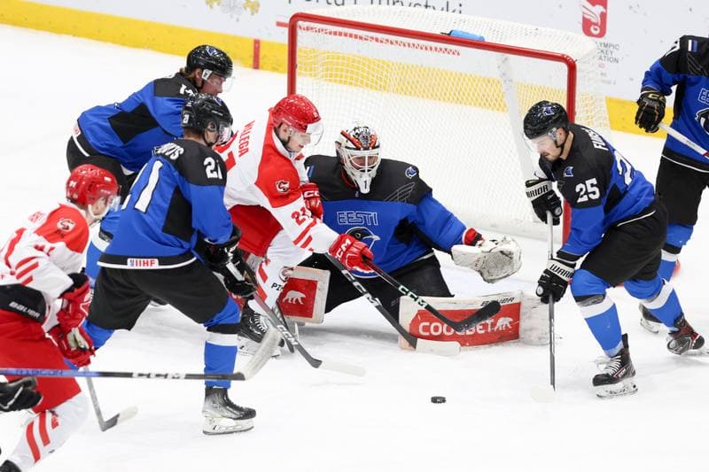 Ice Hockey. Men's Olympic Ice Hockey Qualifiers. Poland - Estonia. 08.02.2024