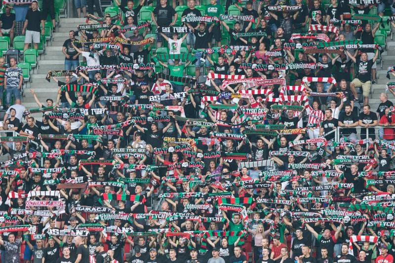 Football. Polish Cup. GKS Tychy - Cracovia Krakow. 09.08.2017