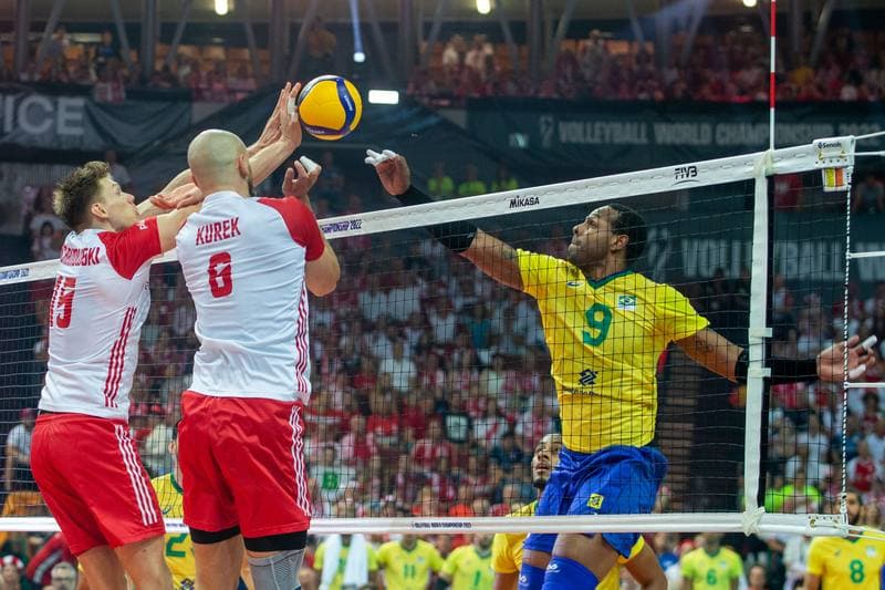 Volleyball. FIVB Men's World Championship. Poland - Brazil. 10.09.2022