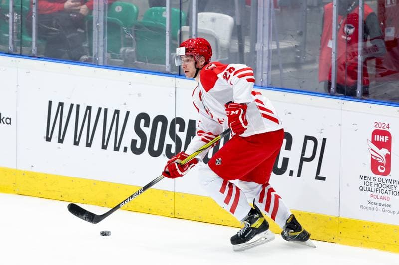 Ice Hockey. Men's Olympic Ice Hockey Qualifiers. Poland - Estonia. 08.02.2024