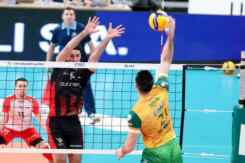 Volleyball. CEV Cup. Aluron CMC Warta Zawiercie - Asseco Resovia Rzeszow. 08.02.2024