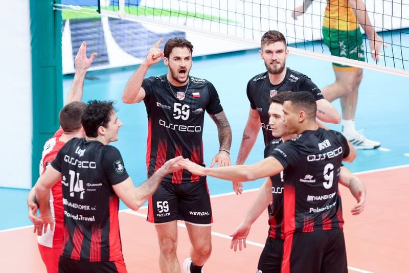Volleyball. CEV Cup. Aluron CMC Warta Zawiercie - Asseco Resovia Rzeszow. 08.02.2024