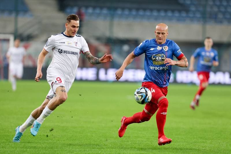 Football. PKO BP Ekstraklasa. Piast Gliwice - Gornik Zabrze. 10.02.2024