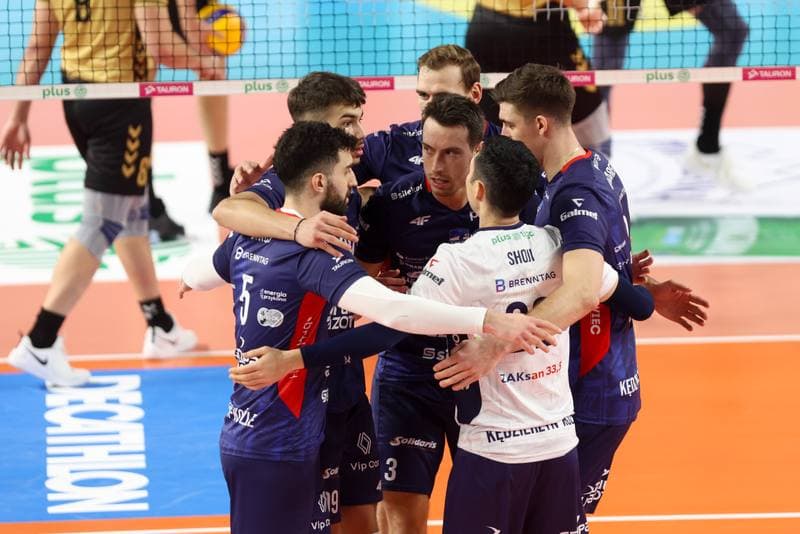 Volleyball. PlusLiga. GKS Katowice - Grupa Azoty ZAKSA Kedzierzyn-Kozle. 10.02.2024