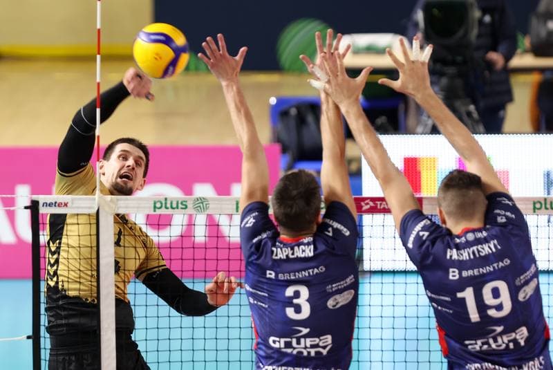 Volleyball. PlusLiga. GKS Katowice - Grupa Azoty ZAKSA Kedzierzyn-Kozle. 10.02.2024