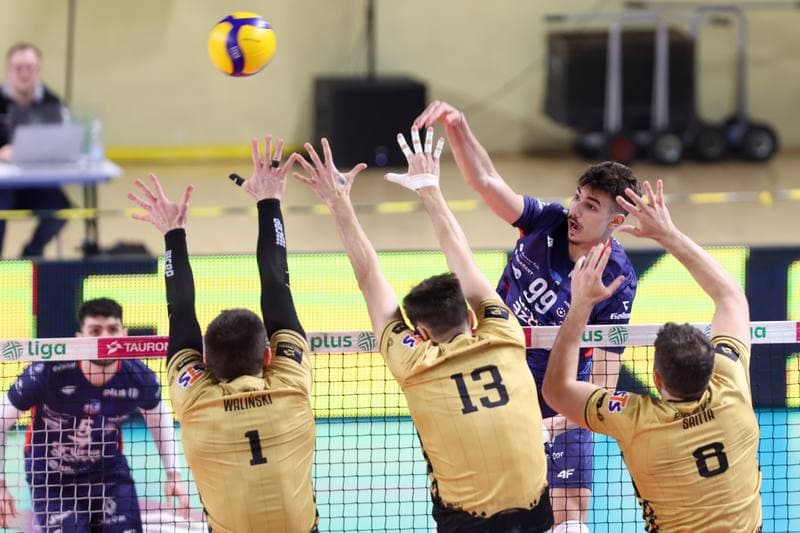 Volleyball. PlusLiga. GKS Katowice - Grupa Azoty ZAKSA Kedzierzyn-Kozle. 10.02.2024